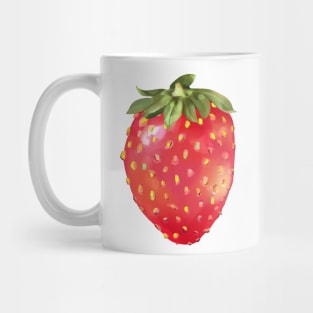 colorful strawberry oil painting Mug